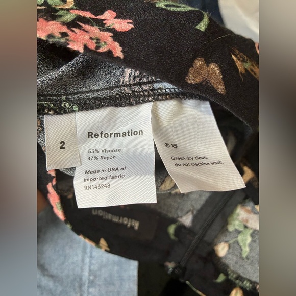 Reformation Clare Pants Safari Print size 2 - Picture 11 of 11